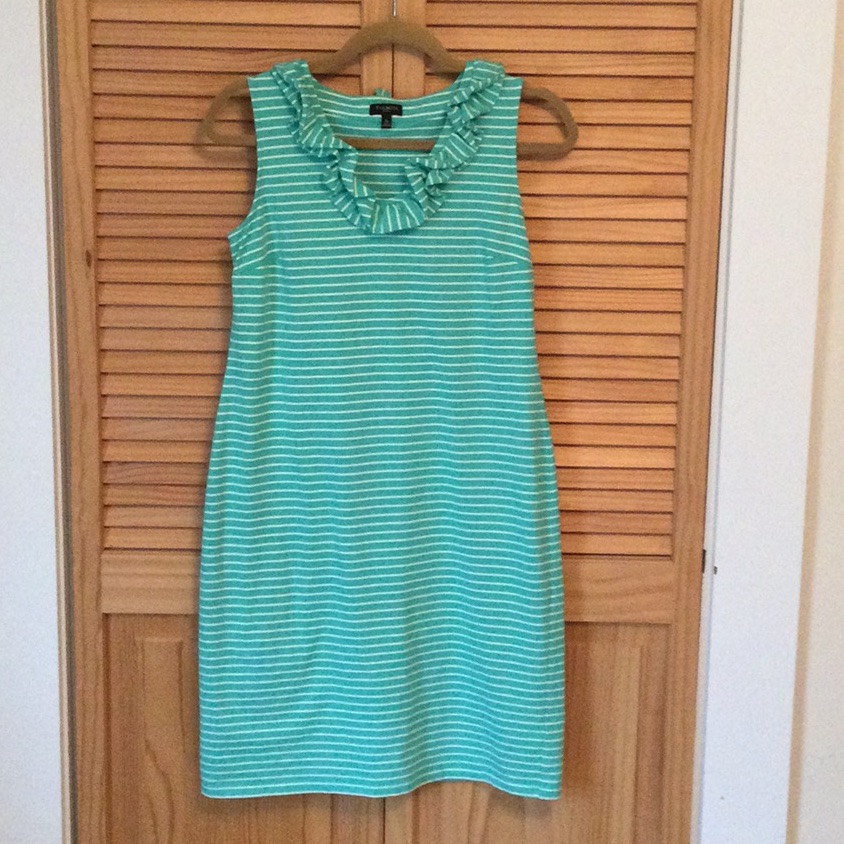 Green Ribbed Sleeveless Sheath Midi Dress